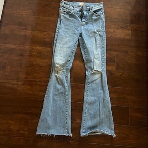 MOTHER jeans the weekender fray size 25 flare bootcut denim